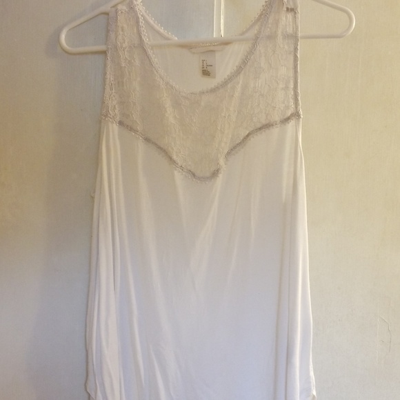 H&M Tank Top, Large, White - Picture 2 of 4
